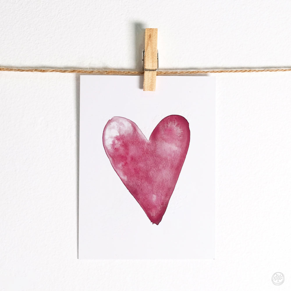 Water Color Valentines